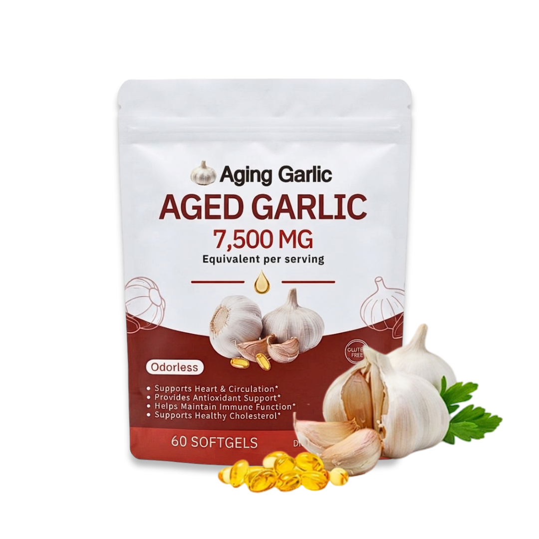 Aged Garlic Extract (7500mg Odorless Softgels)