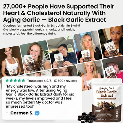 Black Garlic Extract (Fermented Odorless Softgels)
