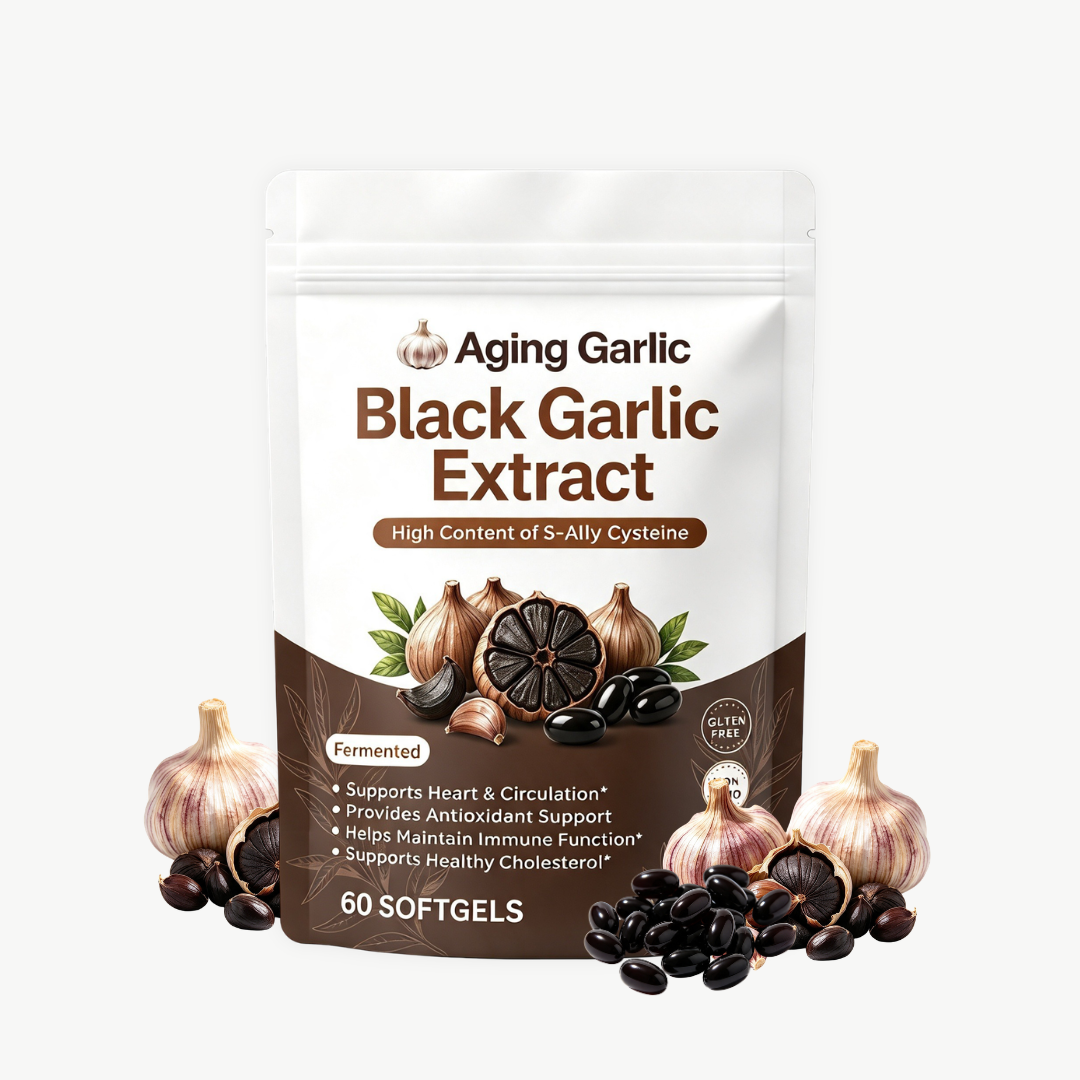 Black Garlic Extract (Fermented Odorless Softgels)