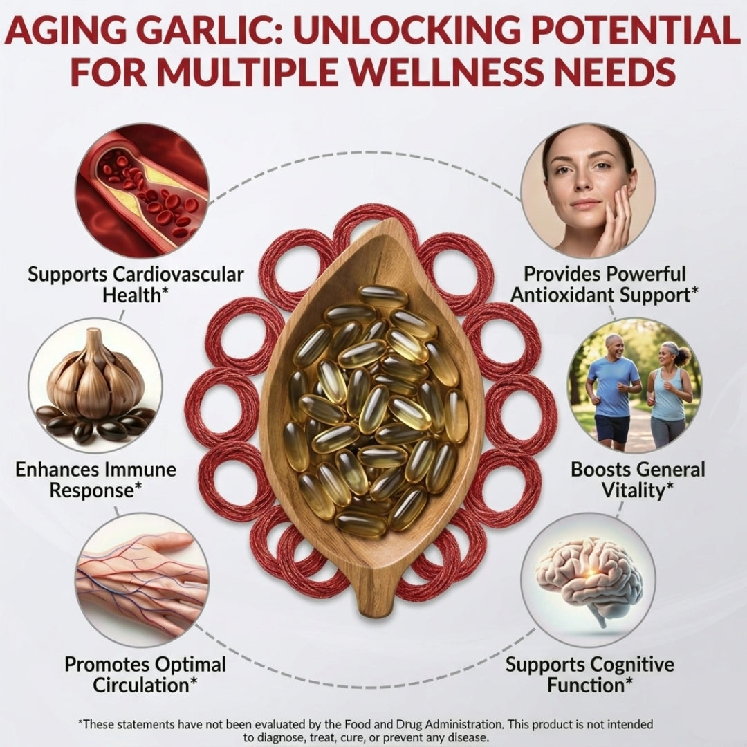 Aged Garlic Extract (7500mg Odorless Softgels)